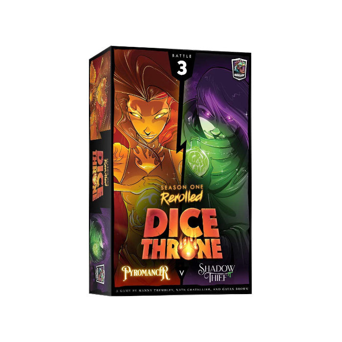 Dice Throne: Pyromantin vs Schattendieb